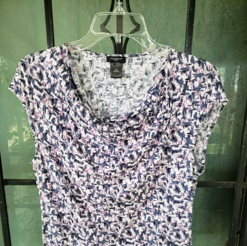 Anne Taylor Dress Top Medium